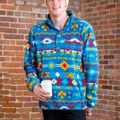 Tipsy Elves Men's Santa Fe Fleece