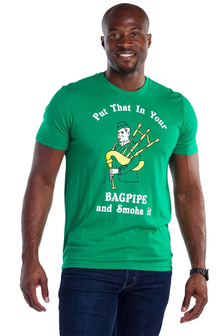 Tipsy Elves Men's Put That In Your Bagpipe Tee