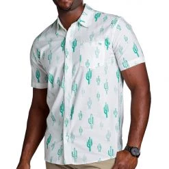 Tipsy Elves Men's Cali Cactus Hawaiian Shirt