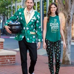 Tipsy Elves Women's Drink Green Tank Top