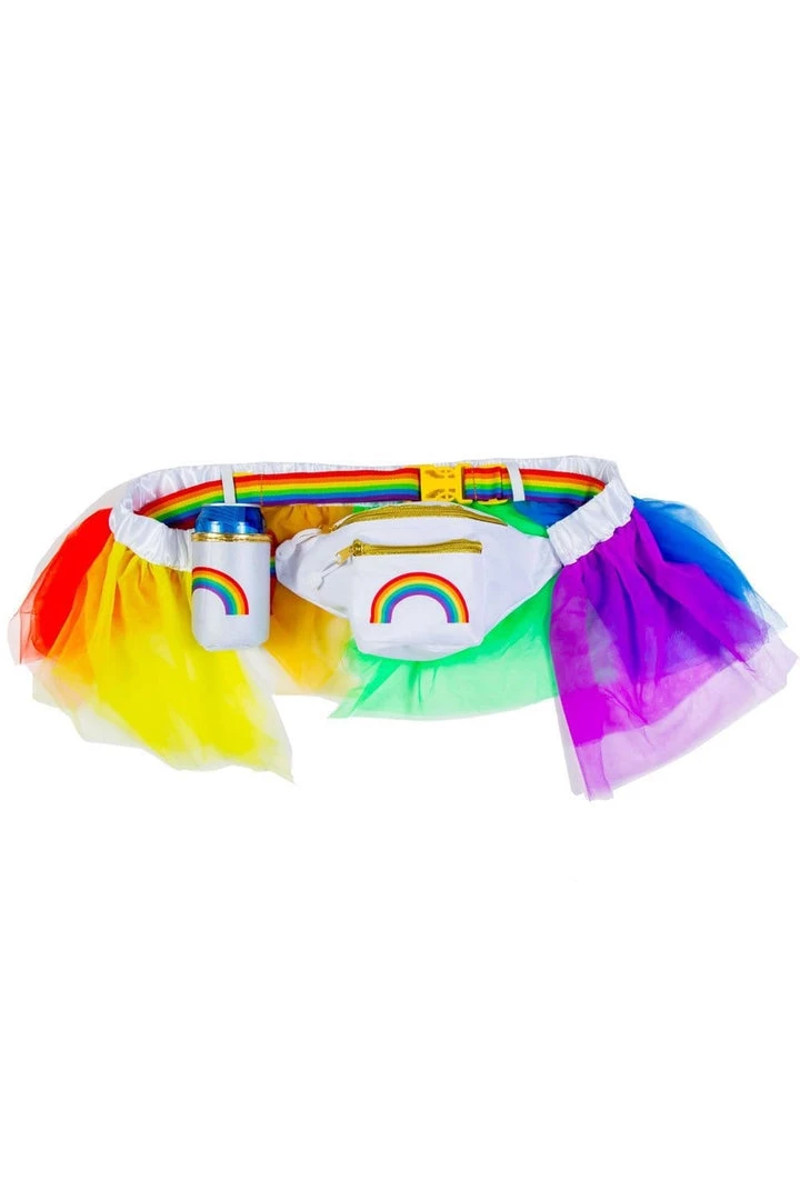 Tipsy Elves Pride & LGBTQ+ Over The Rainbow Fanny Pack With Drink Holder