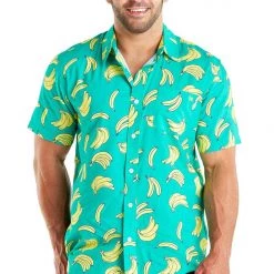 Tipsy Elves Men's Havana Banana Hawaiian Shirt