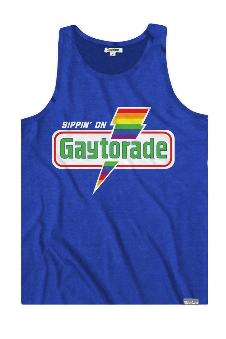 Tipsy Elves Sippin' On Gaytorade Tank Top - Men's Cut