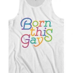 Tipsy Elves Born This Gay Tank Top - Men's Cut