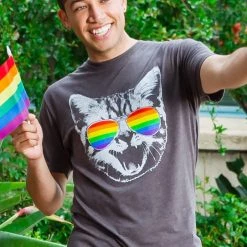 Tipsy Elves Pride Cat Tee - Men's Cut