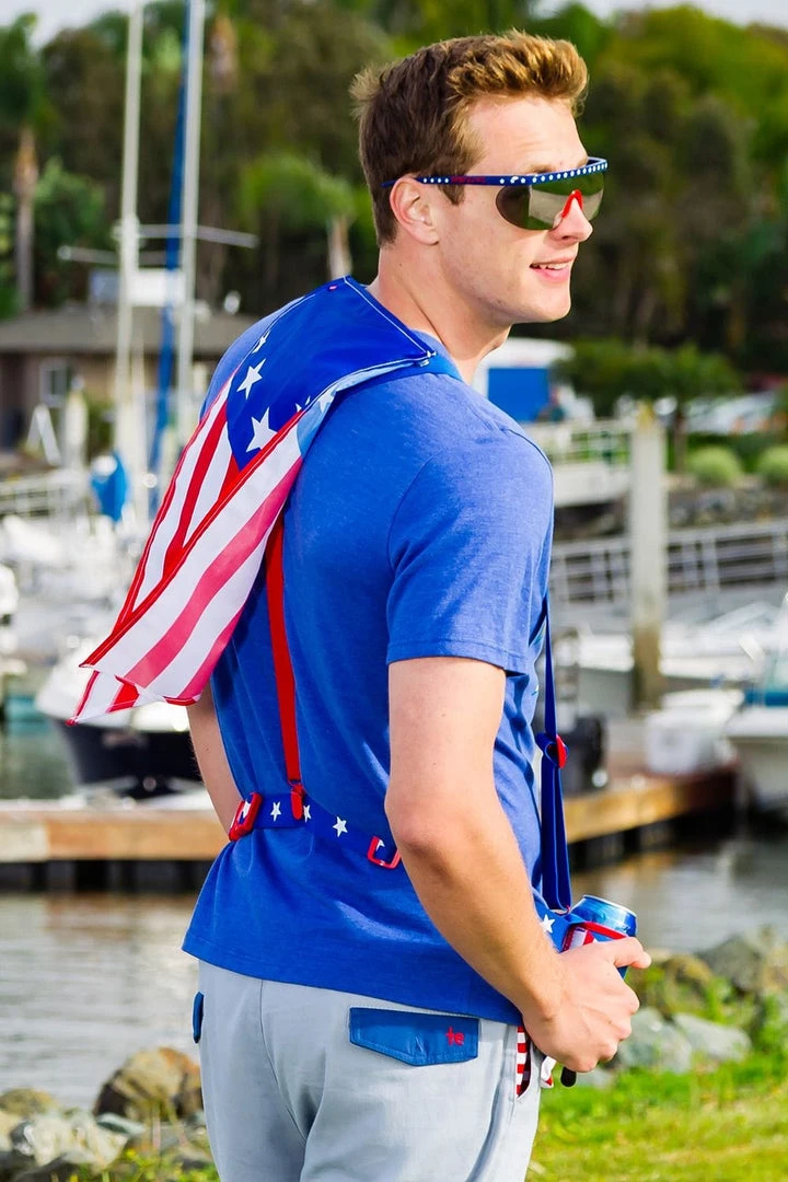 Tipsy Elves USA Fanny Pack With Cape