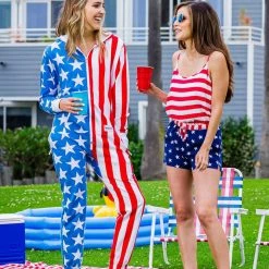 Tipsy Elves Women's USA Jumpsuit