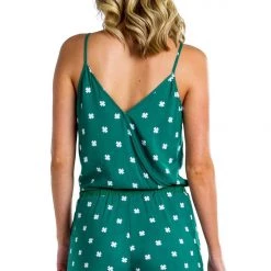 Tipsy Elves Women's Lucky Clover Romper