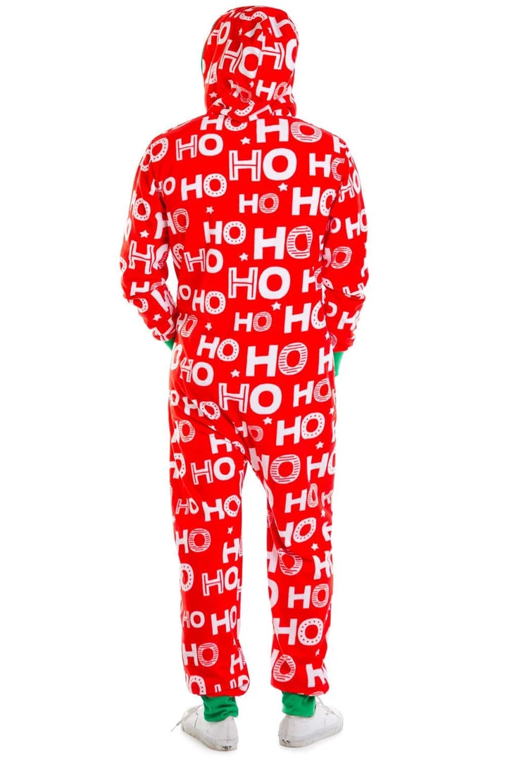 Tipsy Elves Men's Ho Ho Ho Jumpsuit