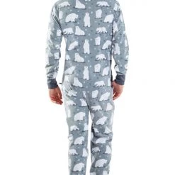 Tipsy Elves Men's Polar Bear Jumpsuit