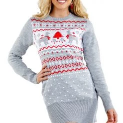 Tipsy Elves Women's Llama Manger Dress