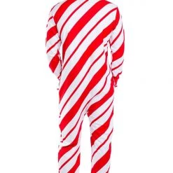 Tipsy Elves Men's Candy Cane Jumpsuit