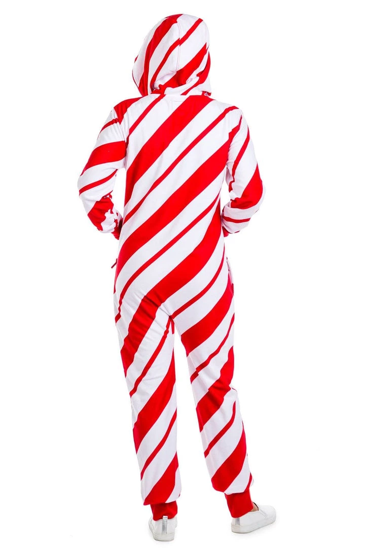 Tipsy Elves Women's Candy Cane Jumpsuit