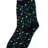 Tipsy Elves Men's String Of Lights Socks
