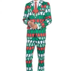 Tipsy Elves Pine Playboy Suit Pants