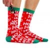 Tipsy Elves Men's Ho Ho Ho Socks With Pocket