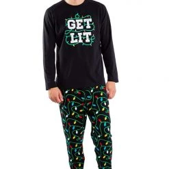 Tipsy Elves Men's Get Lit Pajama Set