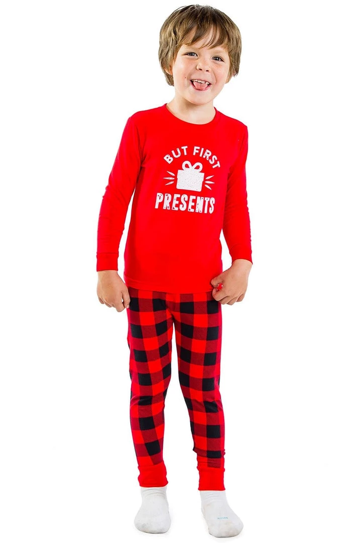 Tipsy Elves Boy's / Girl's First Presents Pajama Set