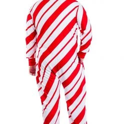 Tipsy Elves Men's Candy Cane Jumpsuit
