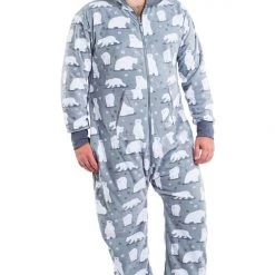 Tipsy Elves Men's Polar Bear Jumpsuit
