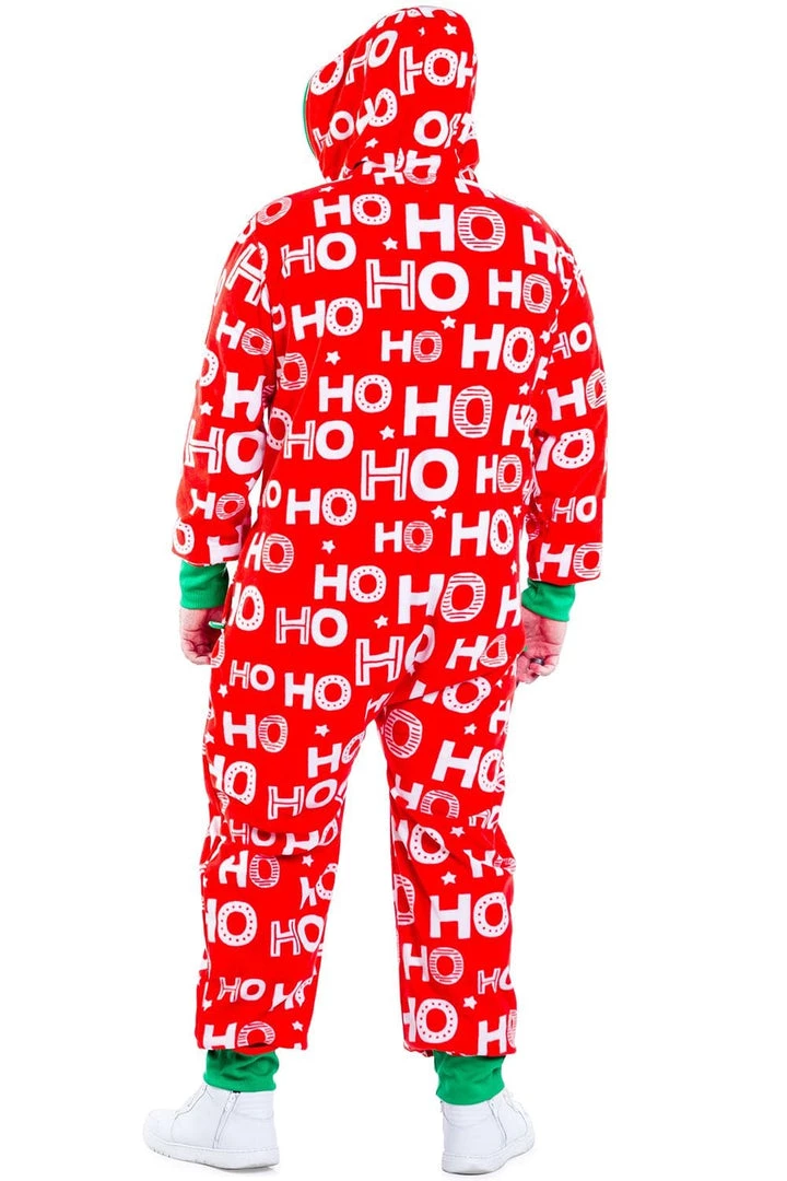 Tipsy Elves Men's Ho Ho Ho Jumpsuit