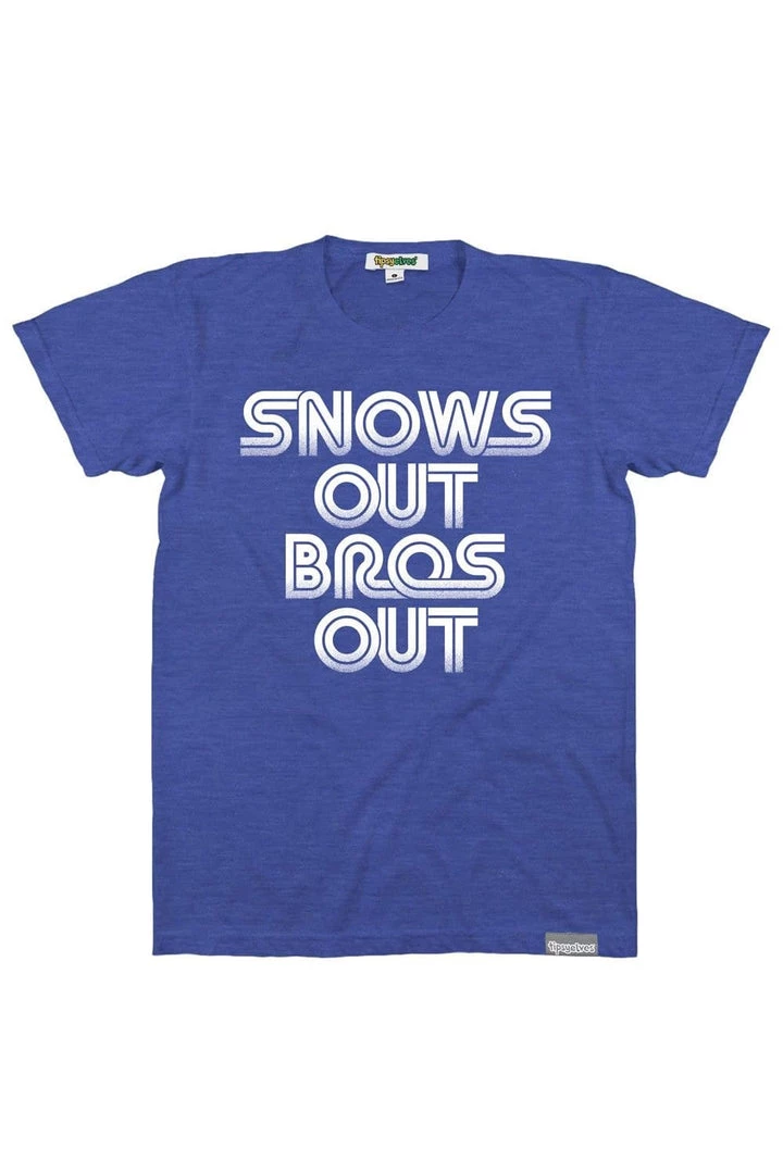 Tipsy Elves Men's Snows Out Bros Out Tee