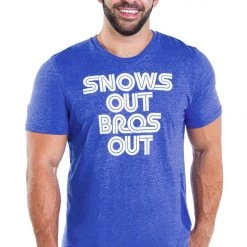 Tipsy Elves Men's Snows Out Bros Out Tee
