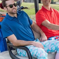 Tipsy Elves Men's Navy Golf Polo