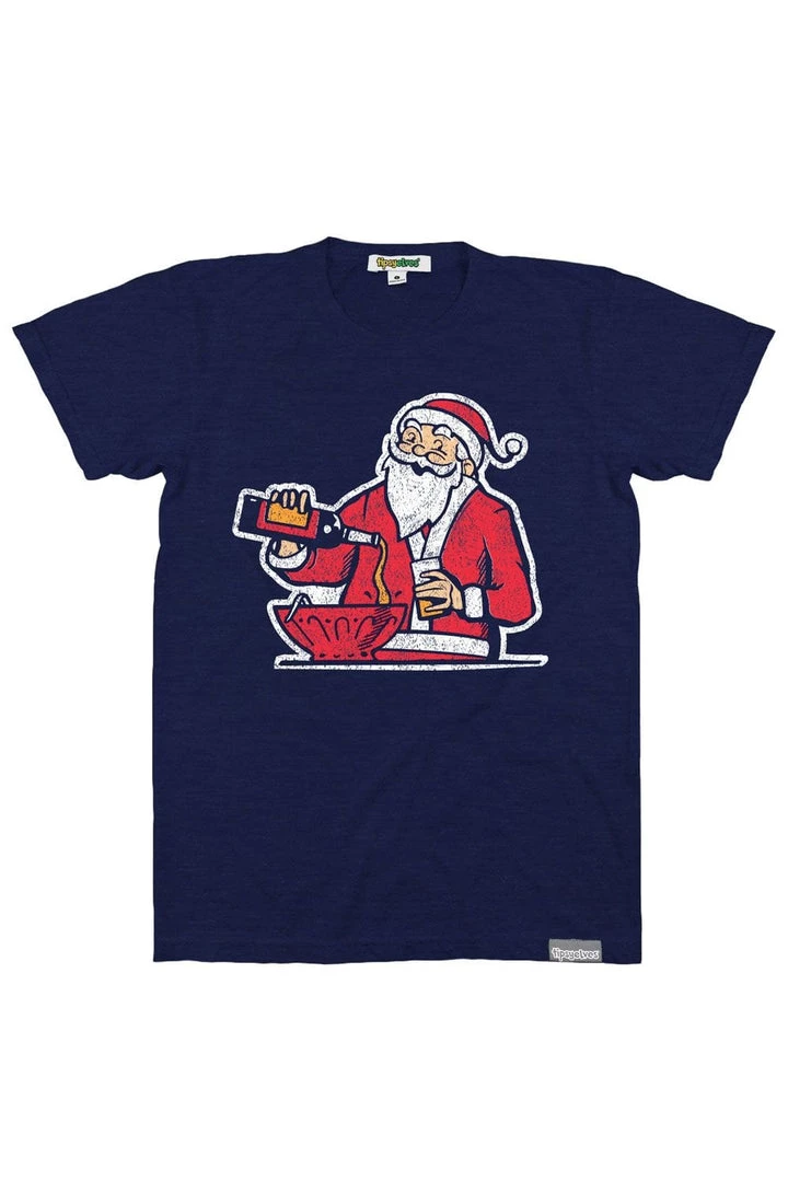 Tipsy Elves Men's Jingle Juice Santa Tee