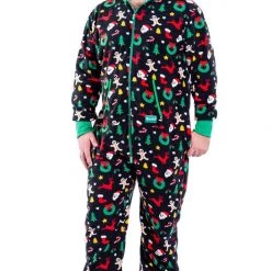 Tipsy Elves Men's Cookie Cutter Big And Tall Jumpsuit