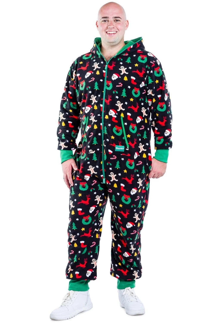 Tipsy Elves Men's Cookie Cutter Big And Tall Jumpsuit
