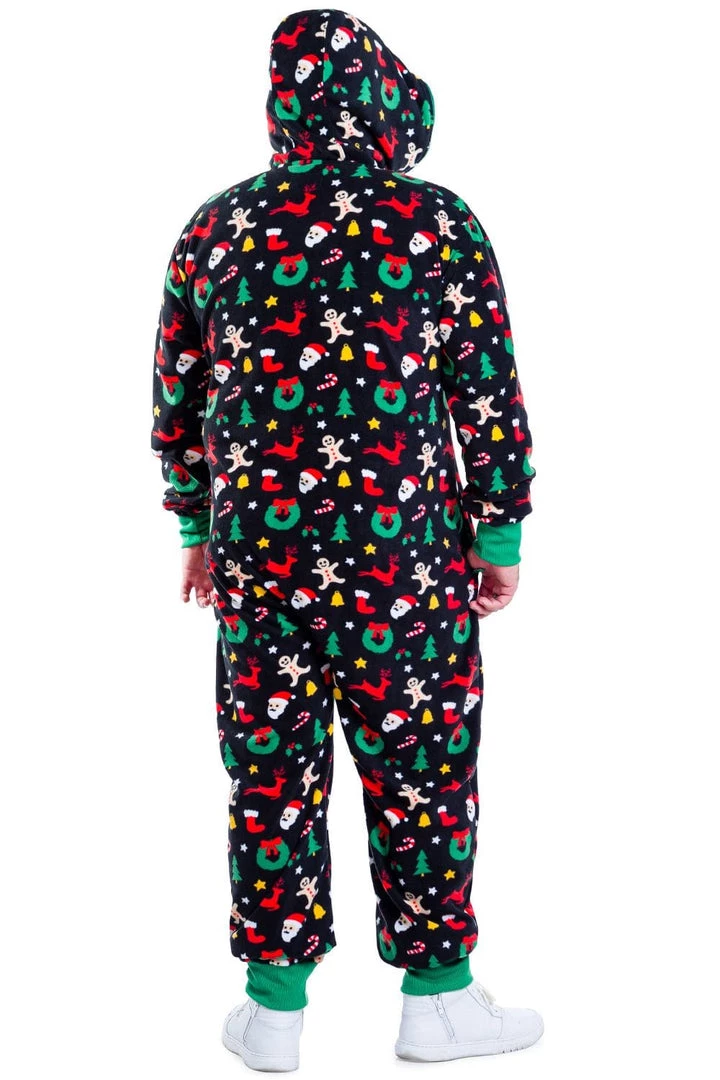 Tipsy Elves Men's Cookie Cutter Big And Tall Jumpsuit