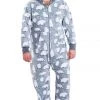 Tipsy Elves Men's Polar Bear Big And Tall Jumpsuit