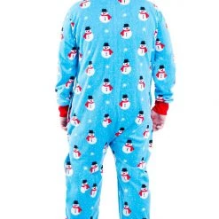 Tipsy Elves Men's Snowman Is An Island Big And Tall Jumpsuit