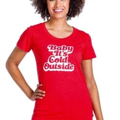 Tipsy Elves Women's Baby It's Cold Outside Tee