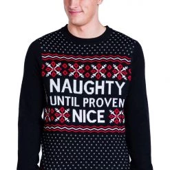Tipsy Elves Men's Naughty List Ugly Christmas Sweater