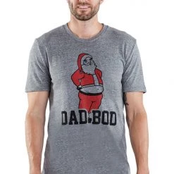 Tipsy Elves Men's Dad Bod Santa Tee