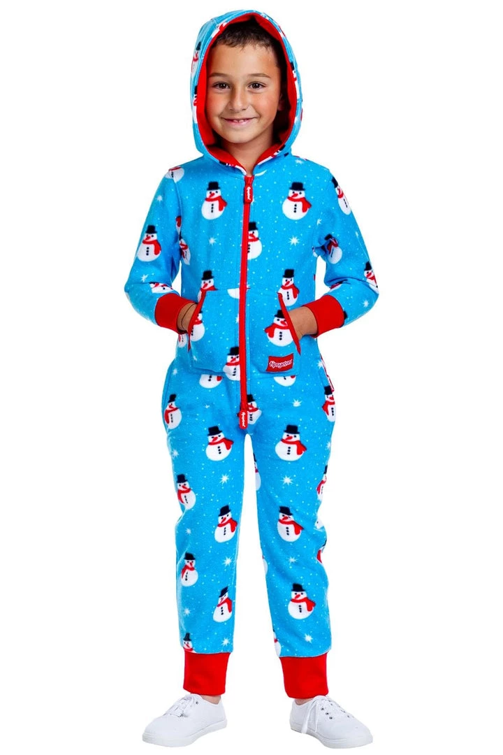 Tipsy Elves Boy's / Girl's Snowman Is An Island Jumpsuit