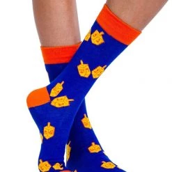 Tipsy Elves Women's Jewish Dreidel Socks