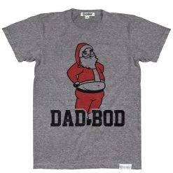 Tipsy Elves Men's Dad Bod Santa Tee