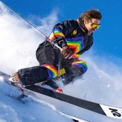 Tipsy Elves Men's Midnight Shredder Ski Suit Holidays & Occasions