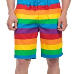 Tipsy Elves Rainbow Shorts - Men's Cut Spring