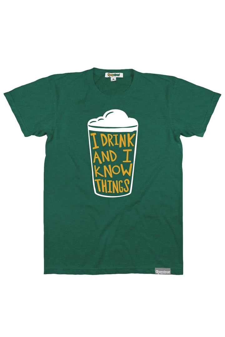 Tipsy Elves Men's I Drink And I Know Things Tee