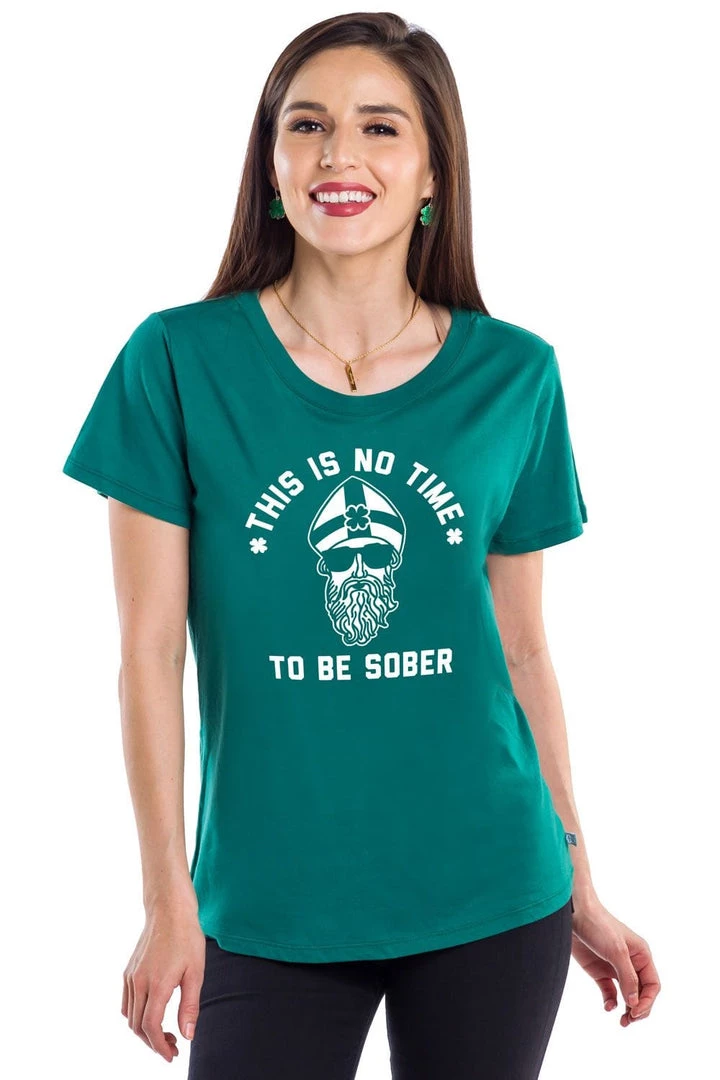 Tipsy Elves Women's This Is No Time To Be Sober Tee