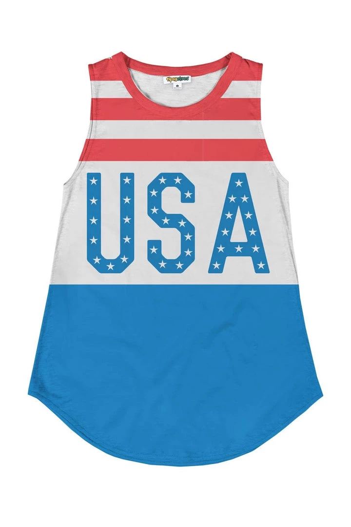 Tipsy Elves Women's Land That I Love Tank Top