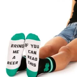 Tipsy Elves Women's Bring Me A Beer Socks