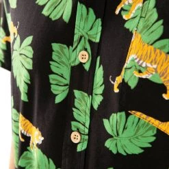 Tipsy Elves Men's King Of Tigers Hawaiian Shirt
