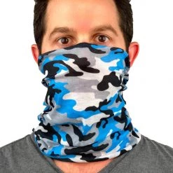 Tipsy Elves Blue Camo Ski Face Cover