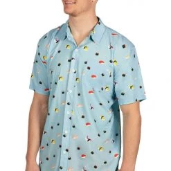 Tipsy Elves Men's Sushi Hawaiian Shirt