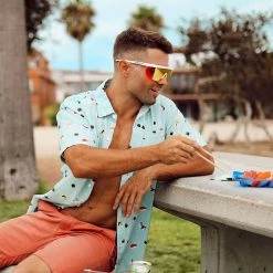 Tipsy Elves Men's Sushi Hawaiian Shirt